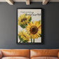 Fresh Picked Sunflowers - Modern Framed Canvas Print