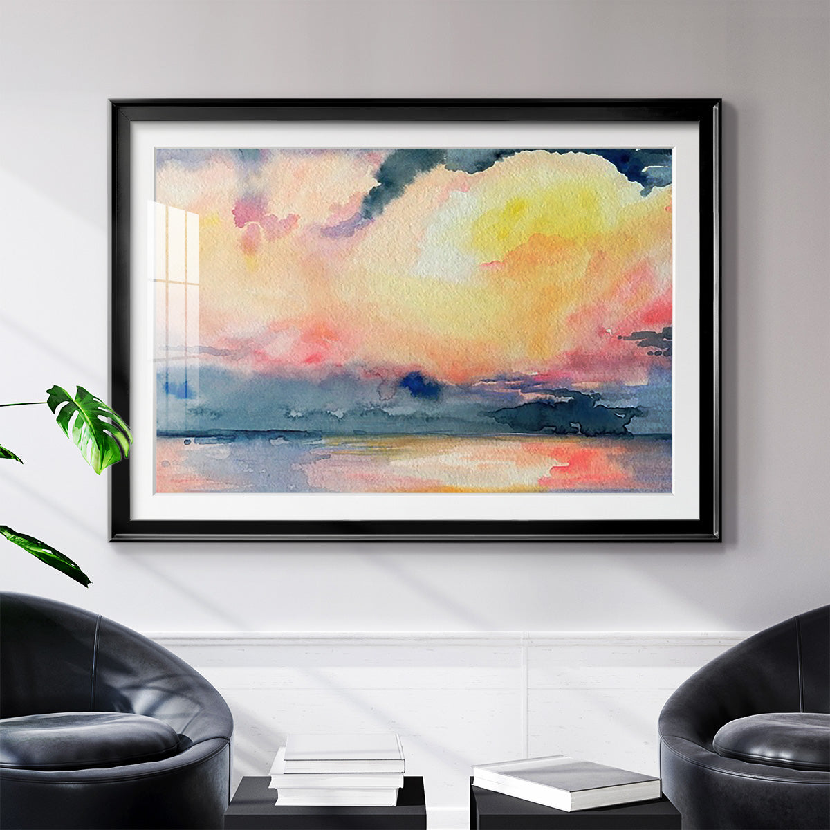 Prism Seascape III - Modern Framed Art Print