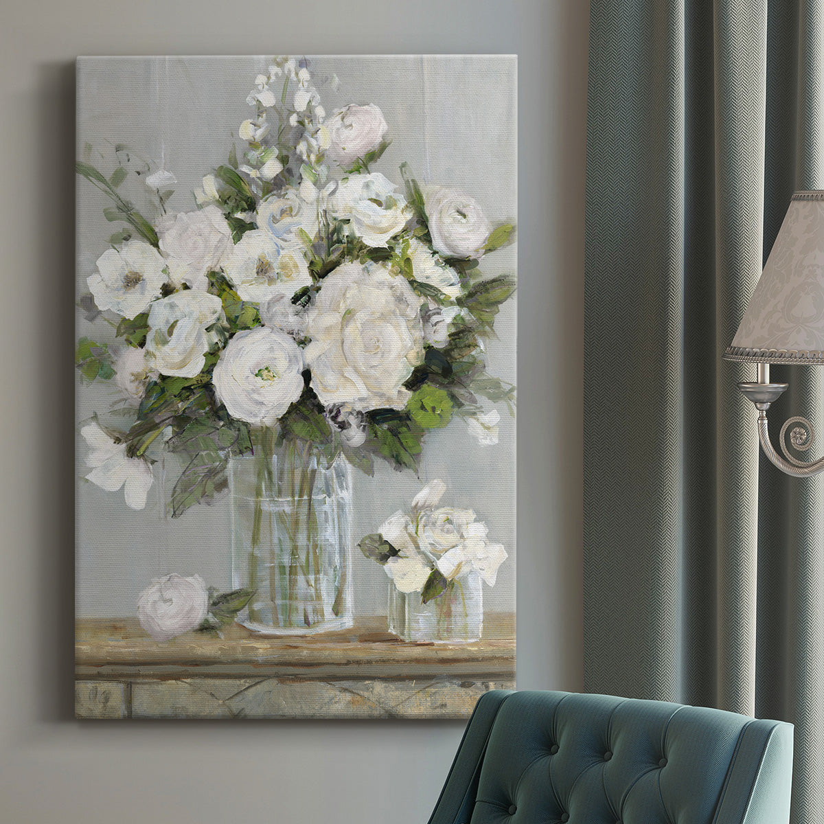 Cottage Whites - Canvas Art Print