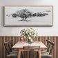 Treeline Sketch I - Floater Framed Canvas Print