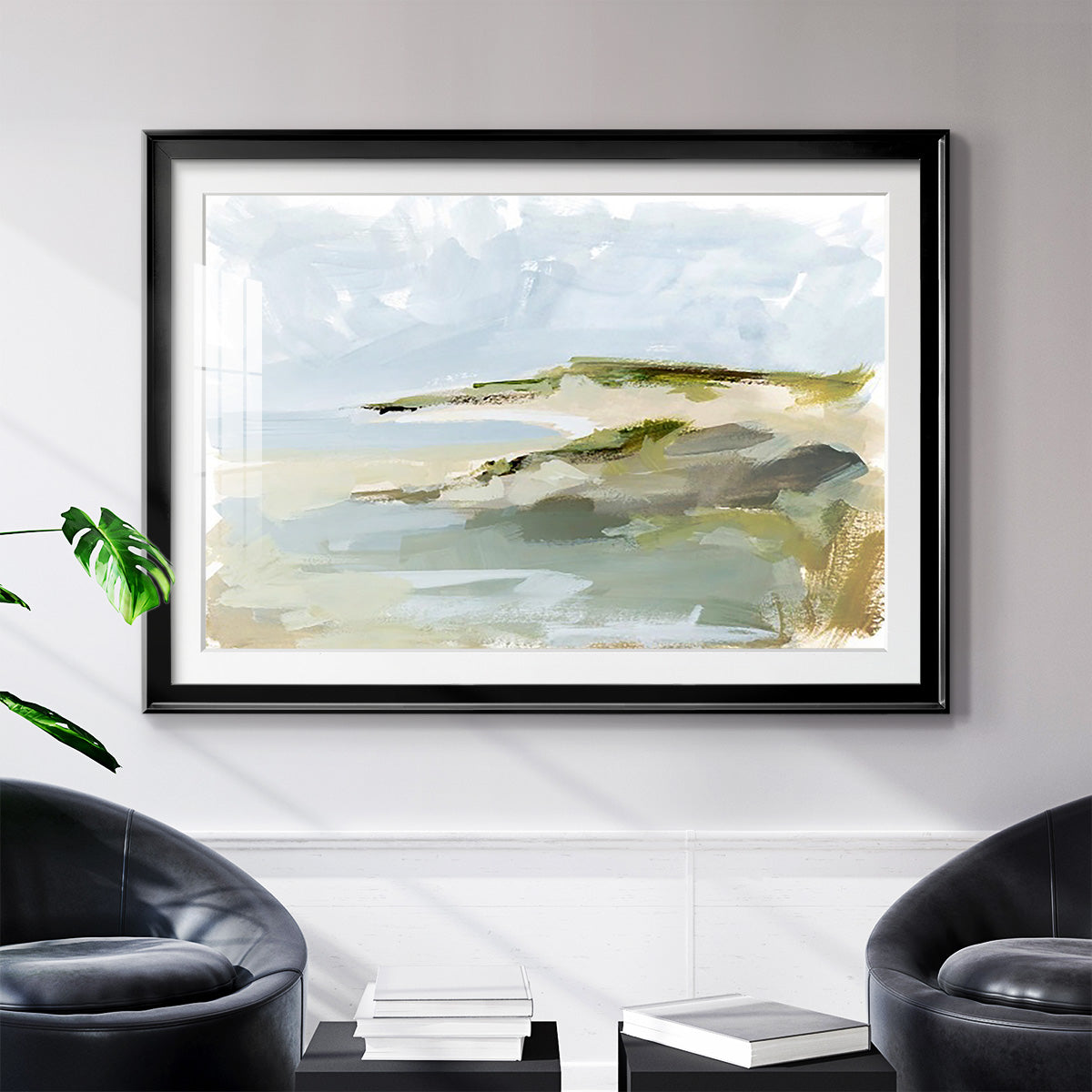Sea Cove Impression I - Modern Framed Art Print