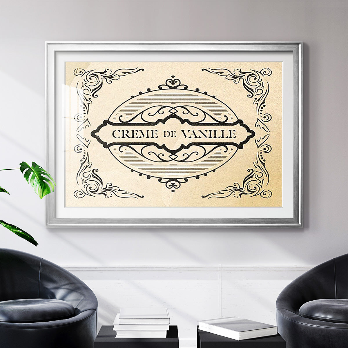 Antique French Label II - Modern Framed Art Print