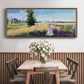The Promenade, Argenteuil, 1875 - Floater Framed Canvas Print
