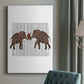 Elephant Bouquet, Landscape Premium Gallery Wrapped Canvas - Ready to Hang