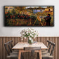 Monet Painting in His Garden in Argenteuil - Floater Framed Canvas Print