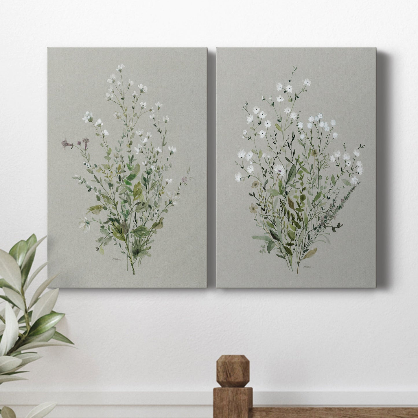 Bouquet of Grace I Premium Gallery Wrapped Canvas - Ready to Hang