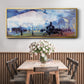 Saint Lazare Station in Paris - Floater Framed Canvas Print