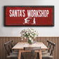 Santa's Workshop - Floater Framed Canvas Print