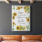 Grace Given Here - Modern Framed Canvas Print