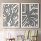 Dots and Dashes I - Premium Framed Canvas 2 Piece Set - Ready to Hang