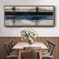 City Blue - Floater Framed Canvas Print