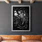 Pirate Mermaids I - Modern Framed Canvas Print