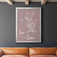 Love Home - Modern Framed Canvas Print