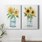 Sunny Day I Premium Gallery Wrapped Canvas - Ready to Hang - Set of 2 - 8 x 12 Each