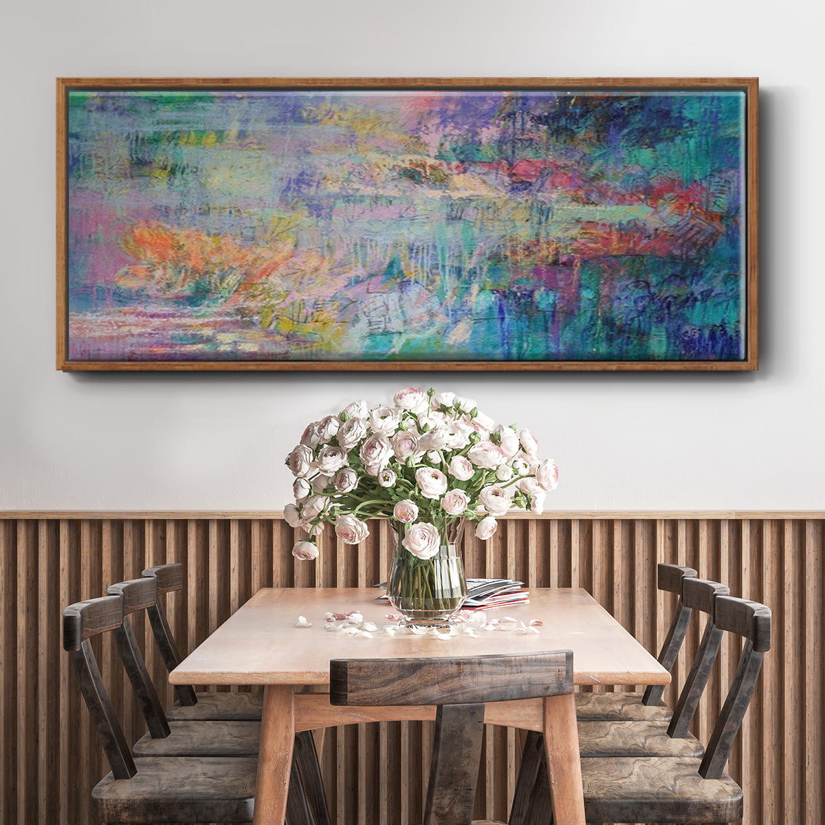 Vespers - Floater Framed Canvas Print