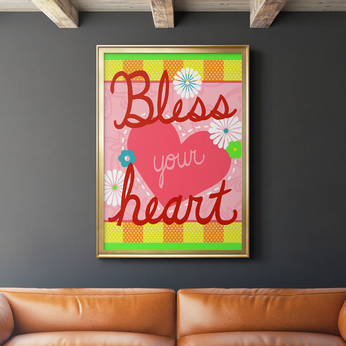 Southern Sayings I - Modern Framed Canvas Print