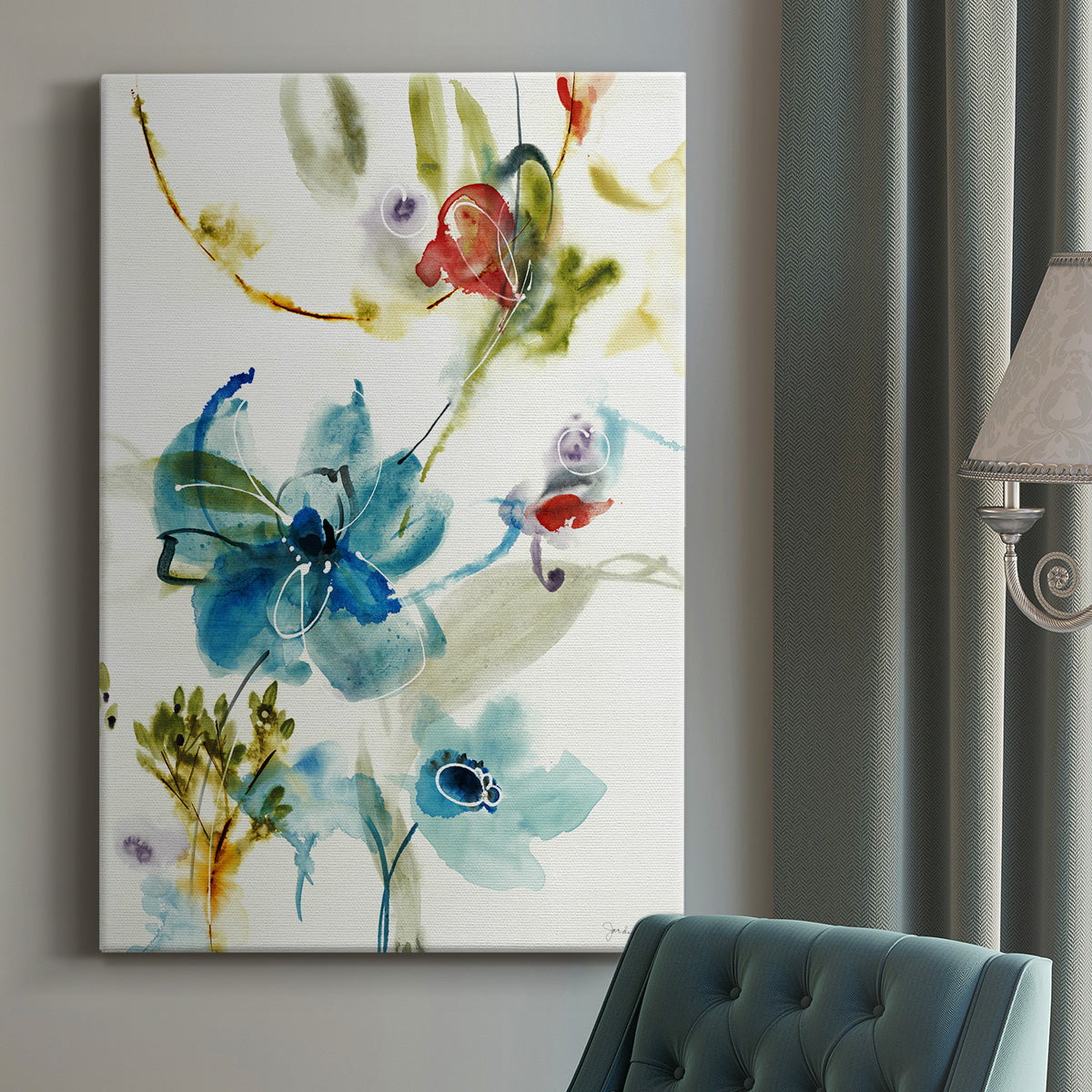 Color Of Summer I Premium Gallery Wrapped Canvas - Ready to Hang