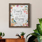Spring Bird Blessing - Barnwood Framed Canvas Print