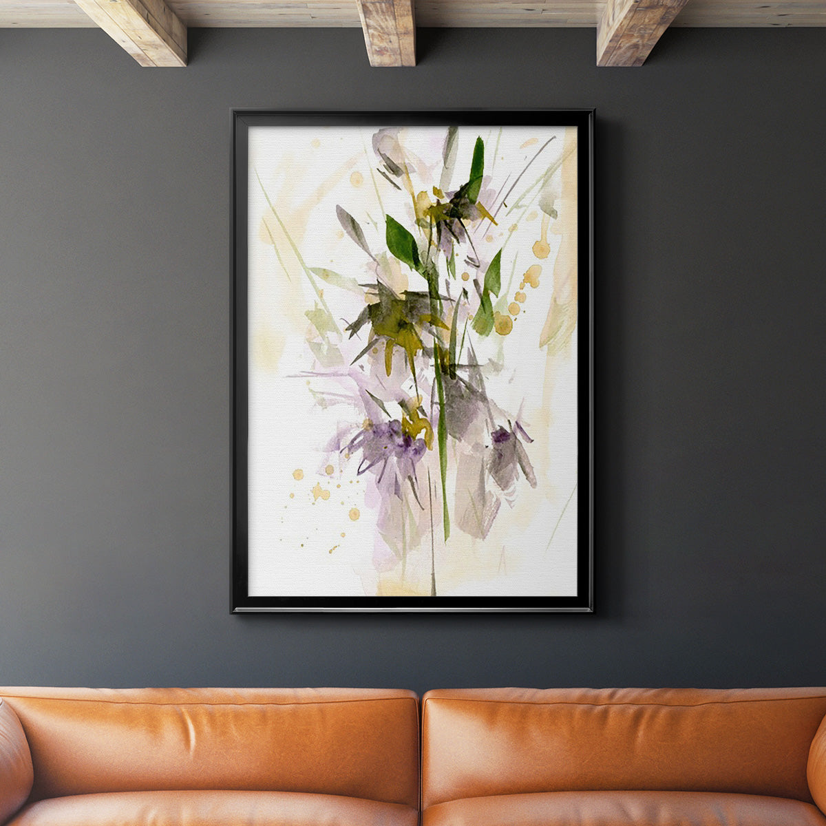After Rain I - Modern Framed Canvas Print