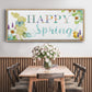 Happy Spring - Floater Framed Canvas Print