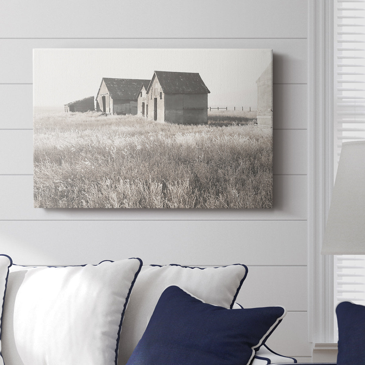 Neutral Barn - Canvas Art Print
