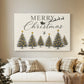 Frostlit Wreath of Pines - Canvas Art Print