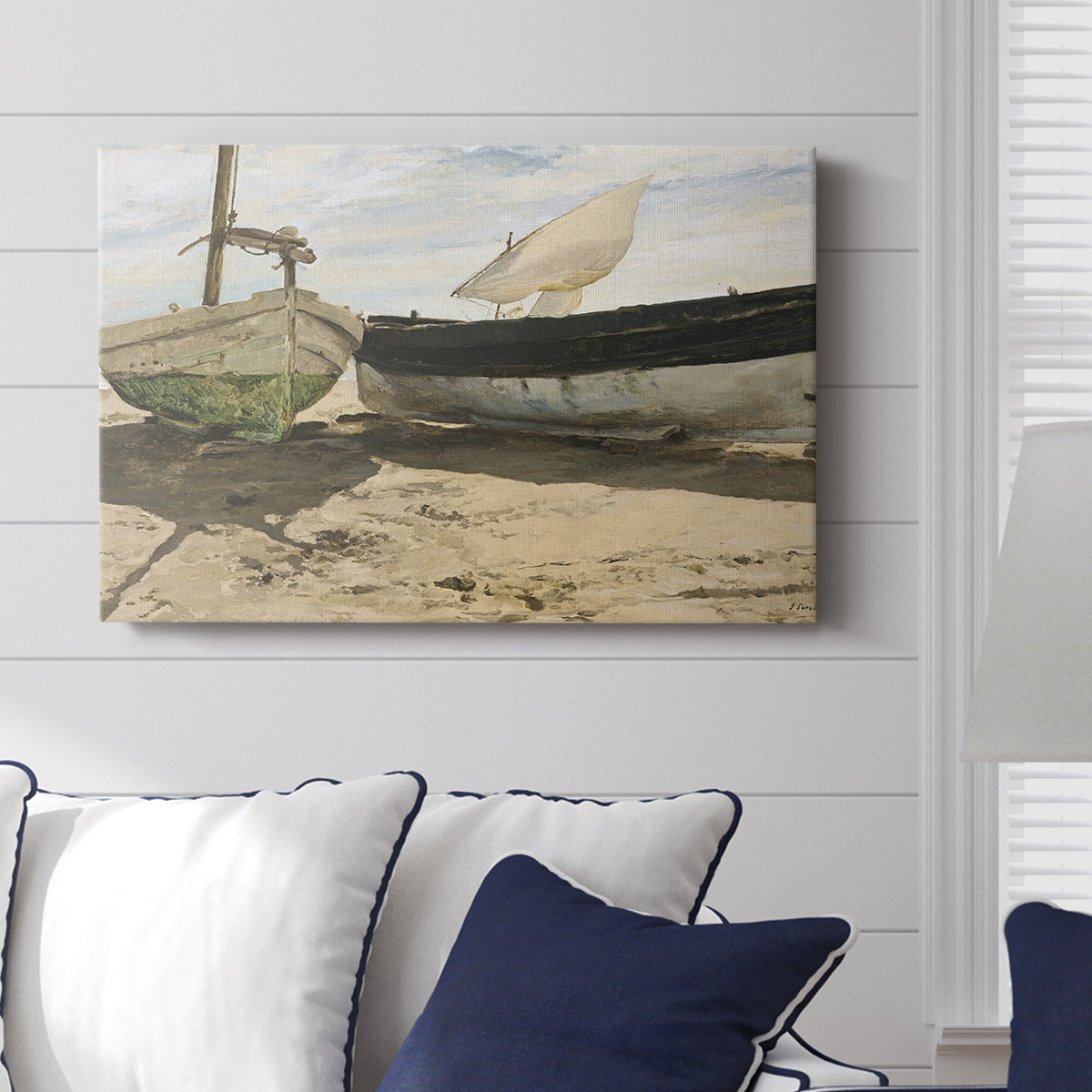 Vintage Boat XXVI - Canvas Art Print