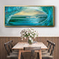 Big Wave - Floater Framed Canvas Print