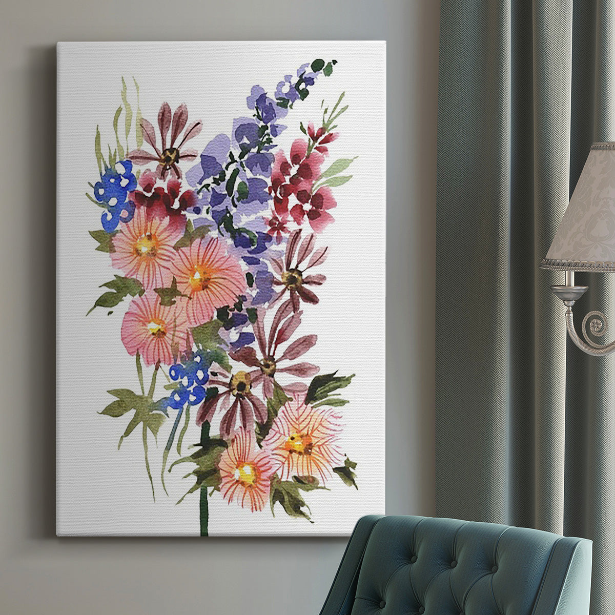 Garden Bouquets III - Canvas Art Print