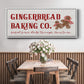Gingerbread Baking Co - Floater Framed Canvas Print