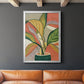 Potted Bird of Paradise - Modern Framed Canvas Print