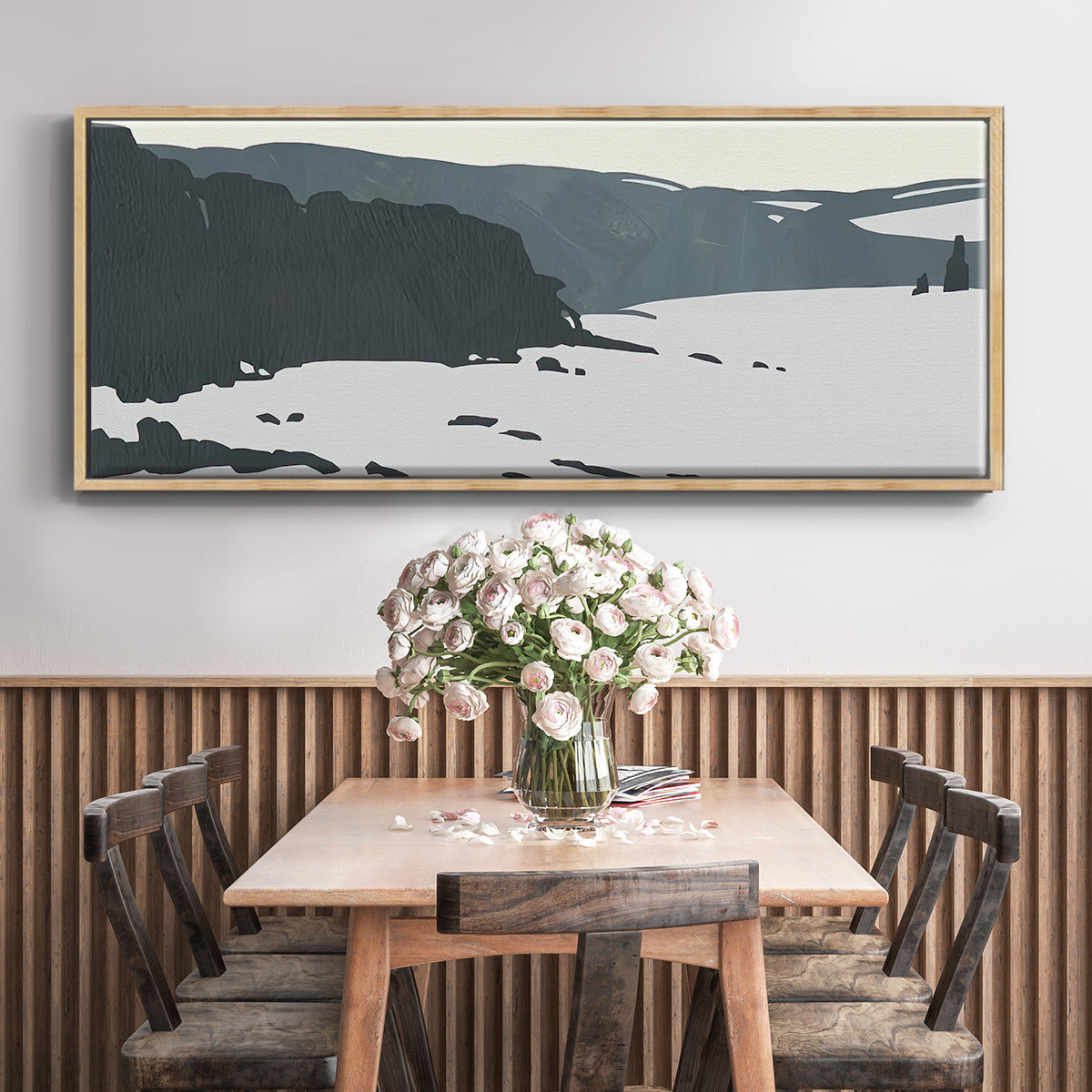 Cutter Island I - Floater Framed Canvas Print