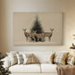 Tinsel-Gold Village at Dusk - Canvas Art Print