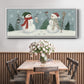 Snowmen VI - Floater Framed Canvas Print