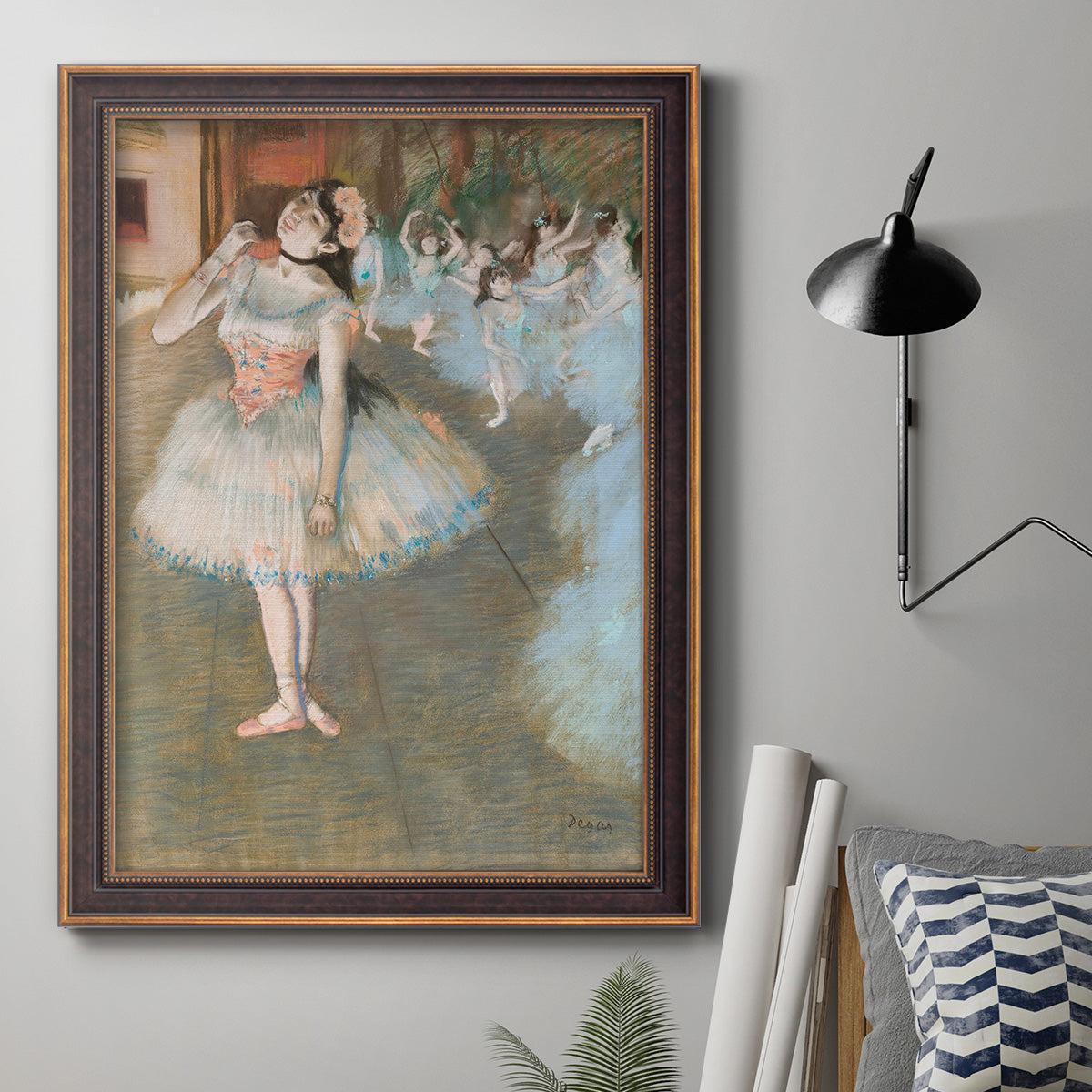 The Star - Ornate Framed Canvas Print