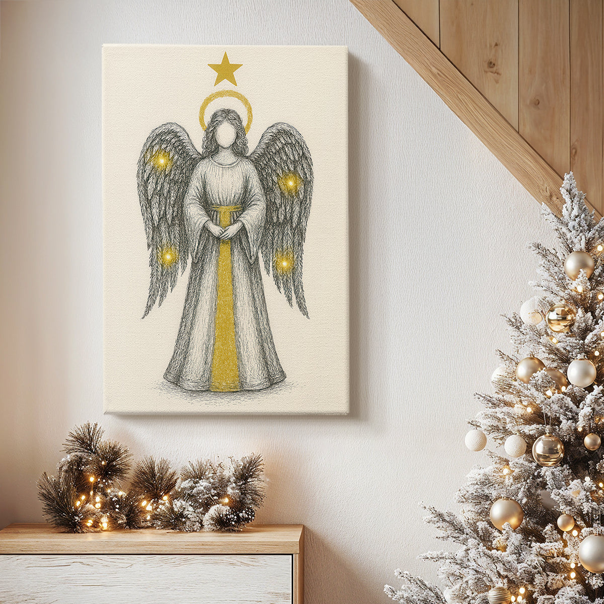 Sugar Candle at Eve - Canvas Art Print