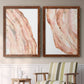 Rose Quartz I - Premium Framed Canvas 2 Piece Set - Ready to Hang