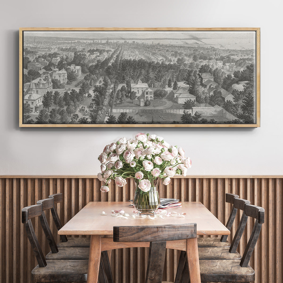 City of Buffalo - Floater Framed Canvas Print