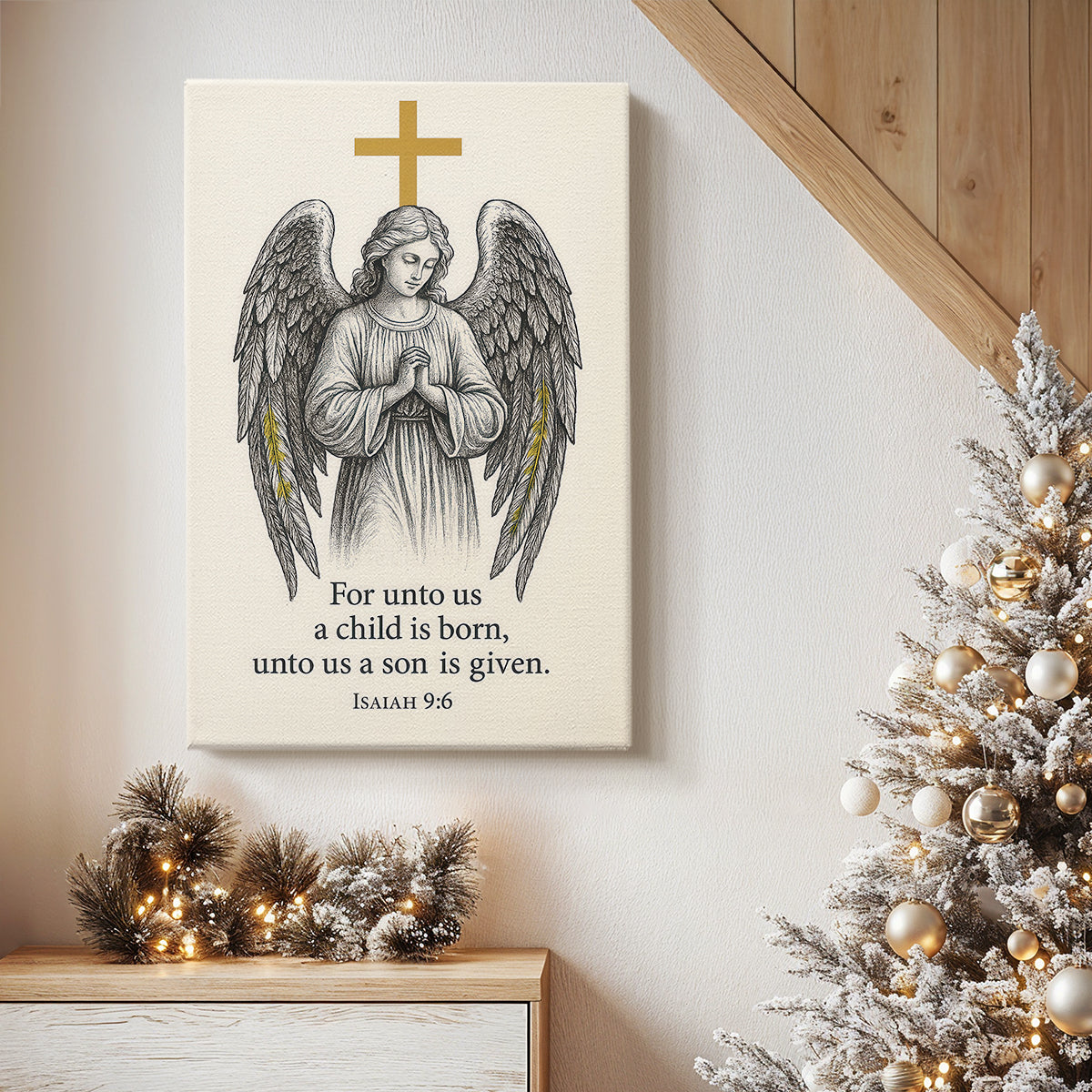 Eve of Pearled Sleigh - Canvas Art Print