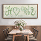Shiplap Vines Home - Floater Framed Canvas Print