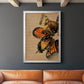 Winged Wreath II - Modern Framed Canvas Print