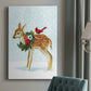 Winter Woodland Creatures with Cardinals II Premium Gallery Wrapped Canvas - Ready to Hang