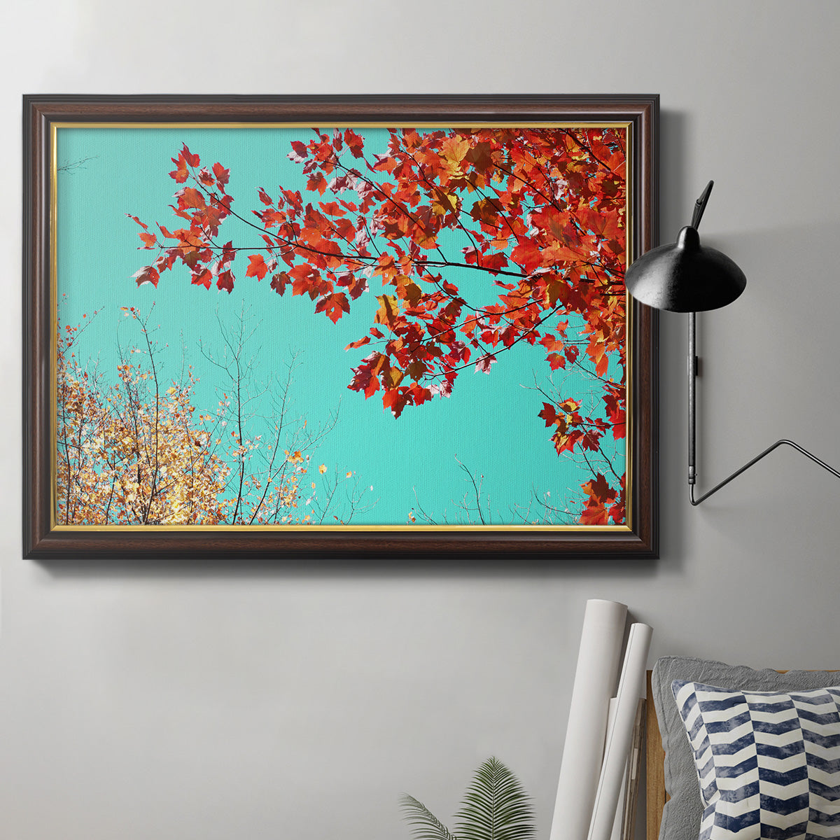 Autumn Tapestry I - Ornate Framed Canvas Print