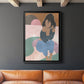 Curly Lady II - Modern Framed Canvas Print