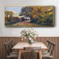 The Road to the Farm of Saint - Floater Framed Canvas Print