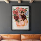 Mauve Bouquet in Teapot I - Modern Framed Canvas Print