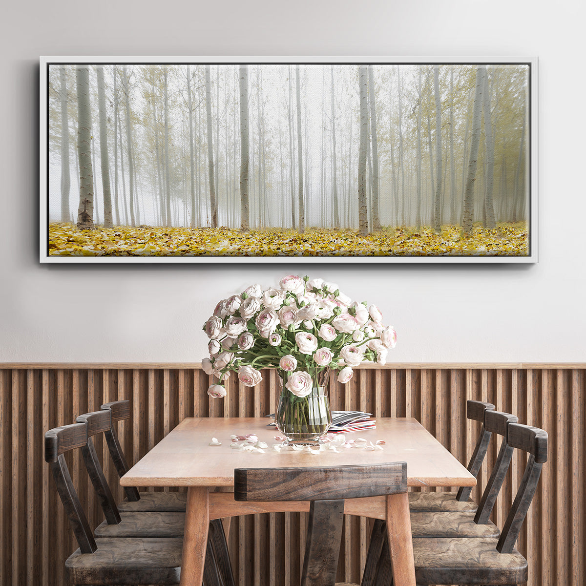 Poplar Grove - Floater Framed Canvas Print