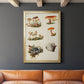 Mushroom Species X - Modern Framed Canvas Print