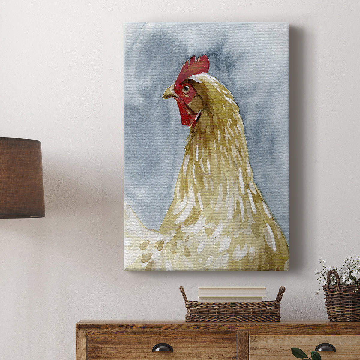 Chicken Portrait I - Canvas Art Print