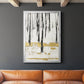 Gilded Winter II - Modern Framed Canvas Print